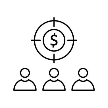 Yatırımcı vektör simgesi kolayca değiştirilebilir veya düzenlenebilir
