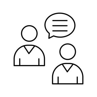 Kolayca değiştirilebilen ya da düzenlenebilen iletişim vektör simgesi