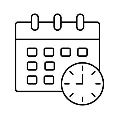 Kolayca değiştirilebilen ya da düzenlenebilen ajanda vektör simgesi