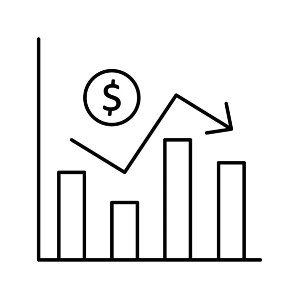 簡単に変更または編集することができる資本市場ベクトルアイコン — ストックベクタ