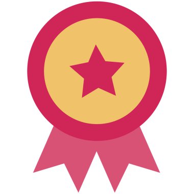 Kolayca değiştirebilen veya düzenleyebilen yalıtılmış Vektör simgesi ödülü