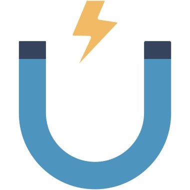 Kolayca değiştirebilen ya da düzenleyebilen mıknatıslı Vektör simgesi