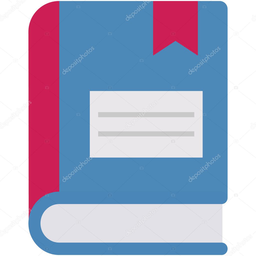 Book Isolated Vector icon which can easily modify or edit