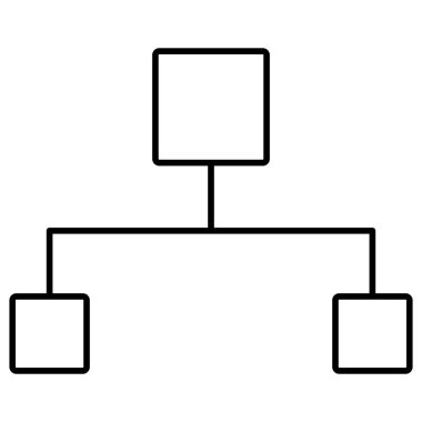 Kolayca düzenleyebilen ve düzenleyebilen Ağ İzole Vektörü simgesi