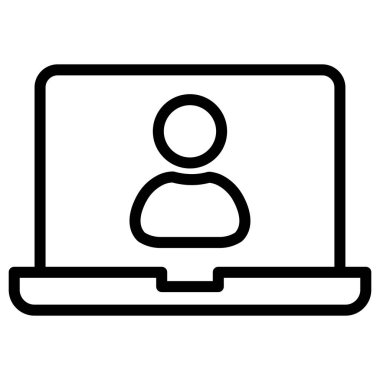 İş toplantısı izole edilmiş Vektör simgesi kolayca düzenleyebilir ya da değiştirebilir