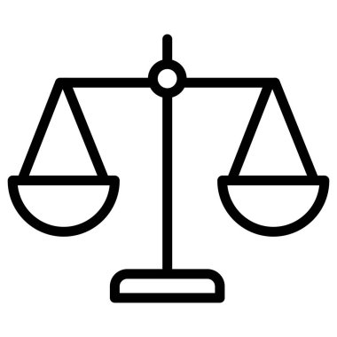 Kolayca değiştirebilen veya düzenleyebilen Adalet İzole Vektör simgesi