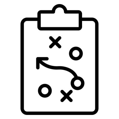 Kolayca değiştirebilen veya düzenleyebilen Strateji İzole Vektör simgesi