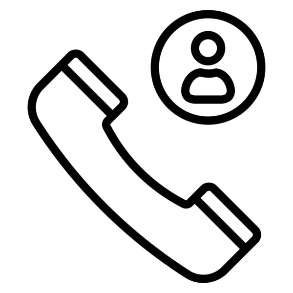 Telefoon Geïsoleerde Vector Pictogram Dat Gemakkelijk Kan Wijzigen Bewerken — Stockvector