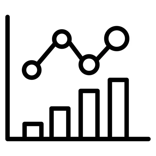 Изолированный Векторный Значок Роста Бизнеса Который Легко Изменять Редактировать — стоковый вектор
