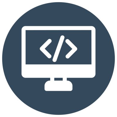 Html izole edilmiş Vektör simgesi kolayca düzenleyebilir ya da değiştirebilir
