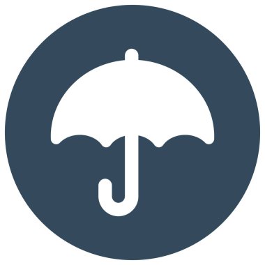 Kolayca değiştirebilen veya düzenleyebilen Şemsiye İzole Vektör simgesi