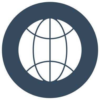 Kolayca değiştirebilen ya da düzenleyebilen Dünya İzole Vektör simgesi