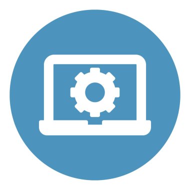 Sistem Yapılandırması Kolayca düzenleyebilen ve düzenleyebilen izole edilmiş Vektör simgesi