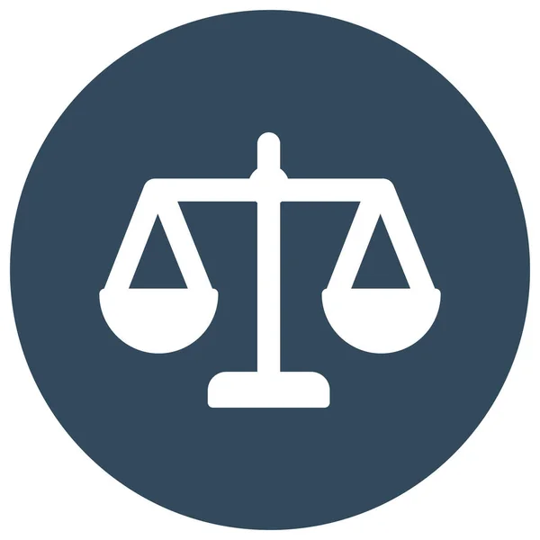 Justice Isolated Vector Icon Which Can Easily Modify Edit — Stock Vector