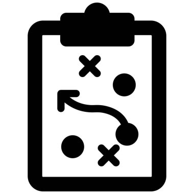 Kolayca değiştirebilen veya düzenleyebilen Strateji İzole Vektör simgesi