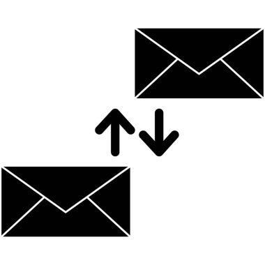 İleti değişimi izole edilmiş vektör simgesi kolayca düzenlenebilir ya da değiştirilebilir