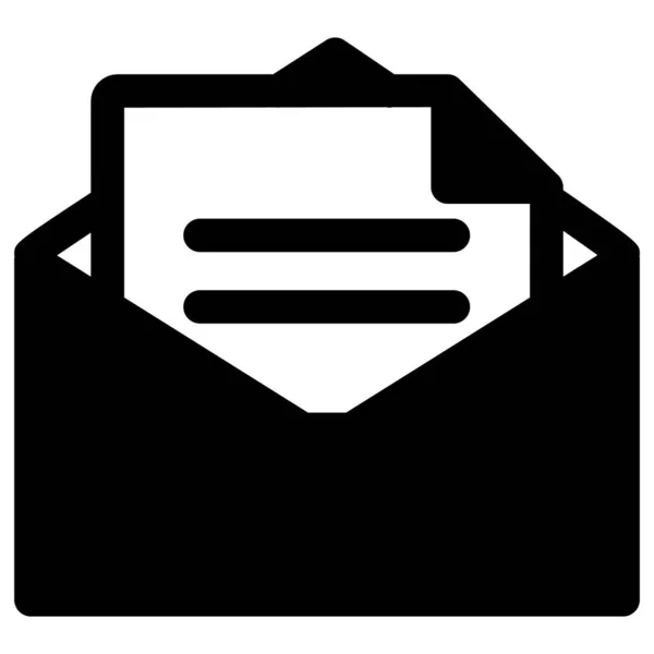 Enveloppe Mail Isolée Icône Vectorielle Qui Peut Facilement Modifier Modifier — Image vectorielle