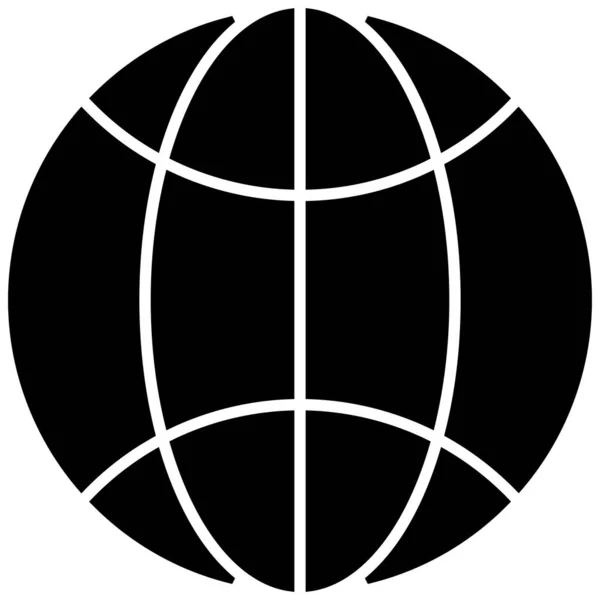 Globus Isolated Vector Icon Das Leicht Geändert Oder Bearbeitet Werden — Stockvektor