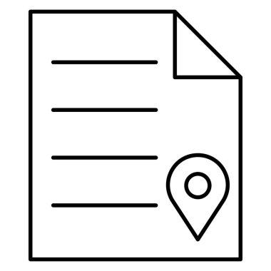 Kolayca düzenleyebilen ve düzenleyebilen izole edilmiş vektör simgesi