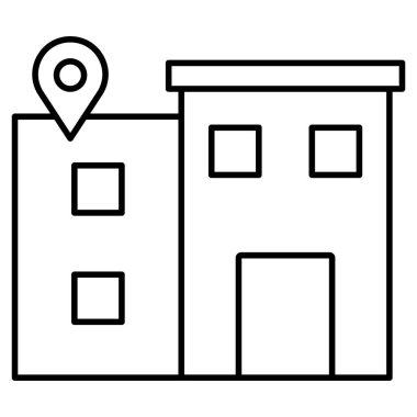 Satranç taşı yalıtılmış vektör simgesi kolayca düzenleyebilir ya da değiştirebilir