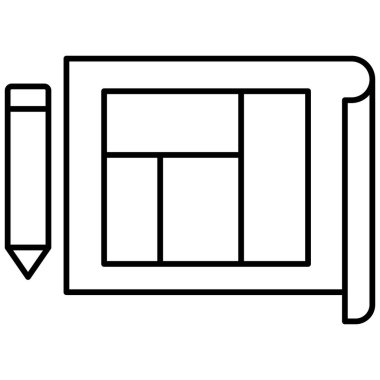Mimari İzole Vektör simgesi kolayca düzenleyebilir ya da düzenleyebilir