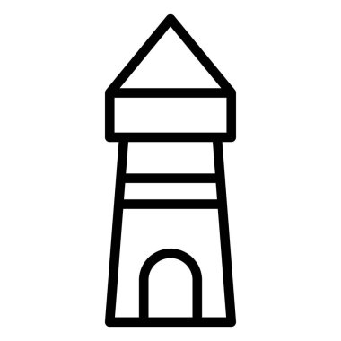  Deniz feneri izole edilmiş vektör simgesi kolayca değiştirilebilir veya düzenlenebilir