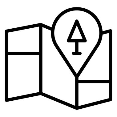 Park Konumu İzole Vektör simgesi kolayca düzenleyebilir ya da değiştirebilir