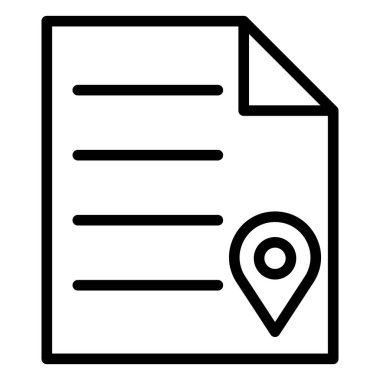 Kolayca düzenleyebilen ve düzenleyebilen izole edilmiş vektör simgesi