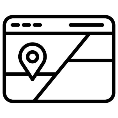 Kolayca değiştirebilen ya da düzenleyebilen izole edilmiş vektör simgesi