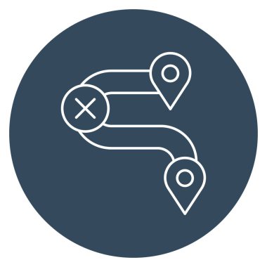 Kolayca değiştirilebilen ya da düzenlenebilen izole edilmiş vektör simgesi