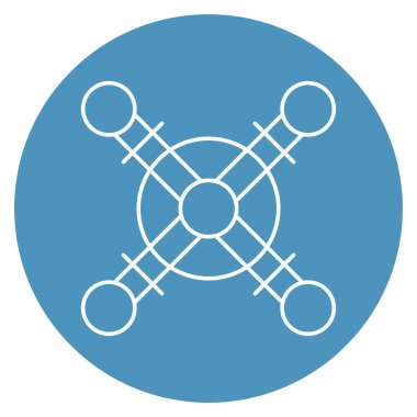 Denizci navigasyonu izole edilmiş vektör simgesi kolayca değiştirilebilir ya da düzenlenebilir