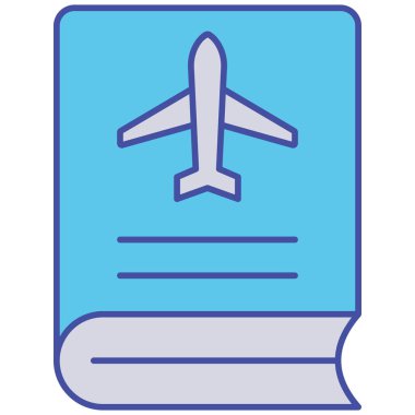 Seyahat Kılavuzu İzole Vektör simgesi Kolayca düzenlenebilir veya değiştirilebilir
