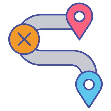 Kolayca değiştirilebilen ya da düzenlenebilen izole edilmiş vektör simgesi