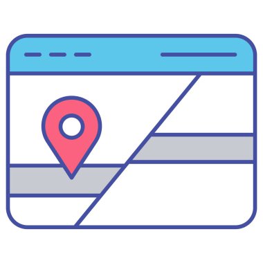 Kolayca değiştirebilen ya da düzenleyebilen izole edilmiş vektör simgesi