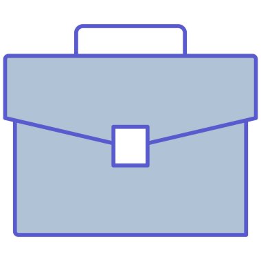 Kolayca düzenleyebilen ve düzenleyebilen Evrak Çantası İzole Vektör simgesi