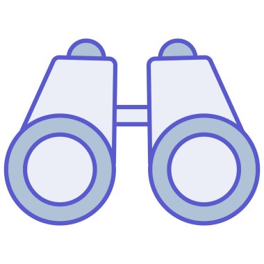 Dürbünler Kolayca değiştirebilen veya düzenleyebilen izole edilmiş Vektör simgesi