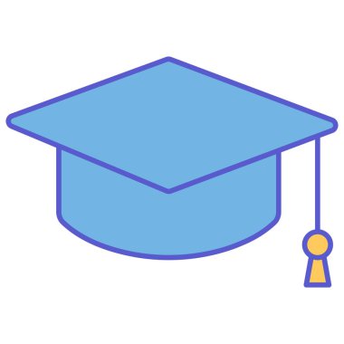 Mezuniyet kapsülü izole edilmiş Vektör simgesi kolayca düzenleyebilir ya da değiştirebilir