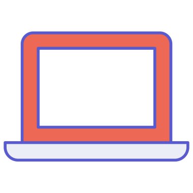 Kolayca değiştirebilen ya da düzenleyebilen dizüstü bilgisayar izole edilmiş Vektör simgesi