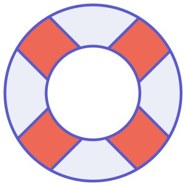 Yaşam Kurtarıcı İzole Vektör simgesi kolayca düzenleyebilir ya da değiştirebilir