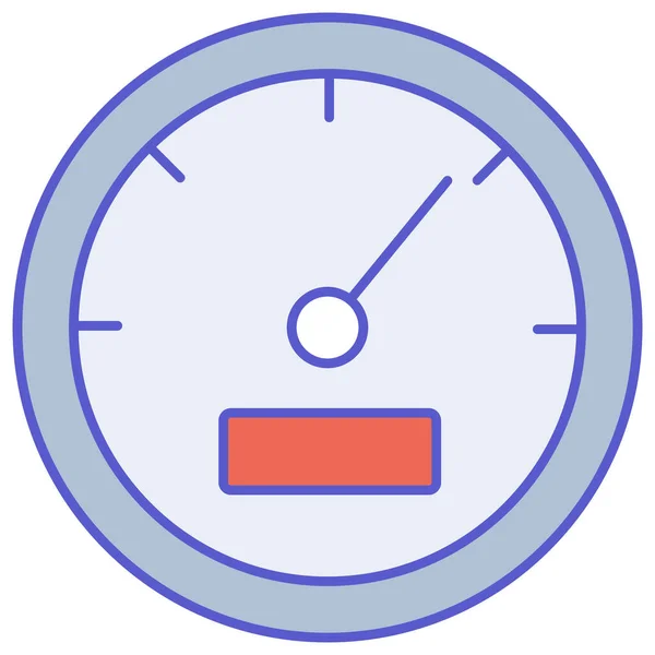 Tableau Bord Vitesse Isolée Icône Vectorielle Qui Peut Facilement Modifier — Image vectorielle