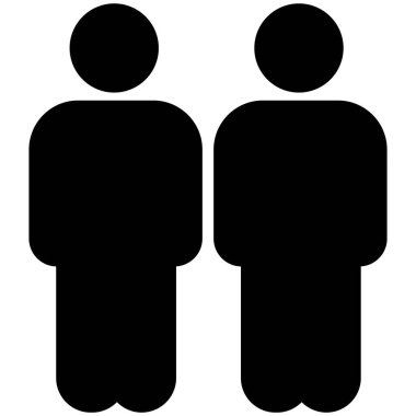 Kolayca değiştirebilen veya düzenleyebilen Avatar Grubu İzole Vektör simgesi