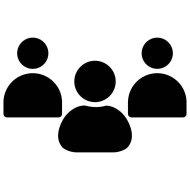 Grup üyeleri Kolayca düzenleyebilen veya düzenleyebilen izole edilmiş Vektör simgesi