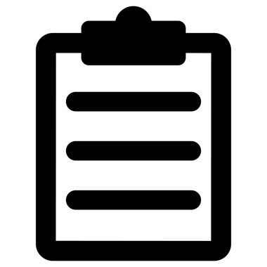 Kolayca değiştirebilen ya da düzenleyebilen pano izole edilmiş Vektör simgesi