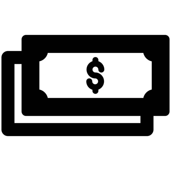 Cash Isolated Vector Icon Which Can Easily Modify Edit — Stock Vector