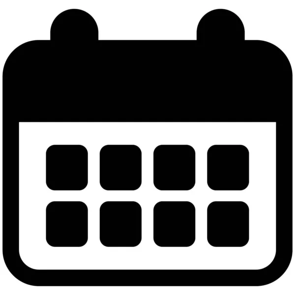 Calendrier Isolé Icône Vectorielle Qui Peut Facilement Modifier Modifier — Image vectorielle