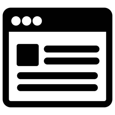 Web Tarayıcı İzole Vektör simgesi kolayca düzenleyebilir ya da değiştirebilir