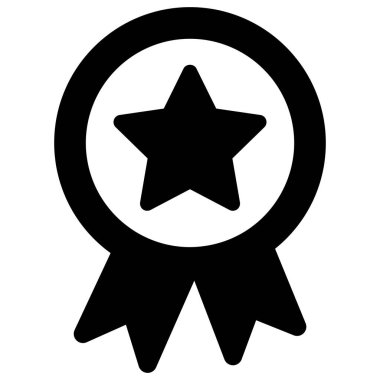 Kolayca değiştirebilen veya düzenleyebilen yalıtılmış Vektör simgesi ödülü