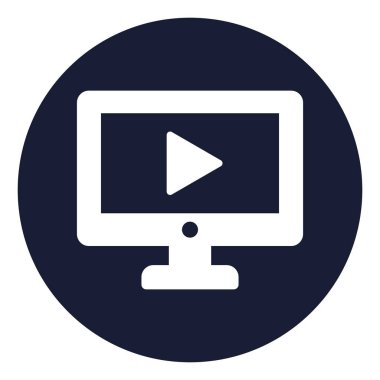 Kolayca düzenleyebilen ya da düzenleyebilen LCD ortam oynatıcısı simgesi