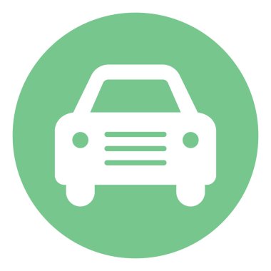 Kolayca değiştirebilen veya düzenleyebilen Otomobil İzole Vektör simgesi