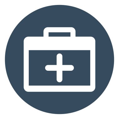 Tıbbi araç gereç izole edilmiş vektör simgesi kolayca değiştirilebilir ya da düzenlenebilir